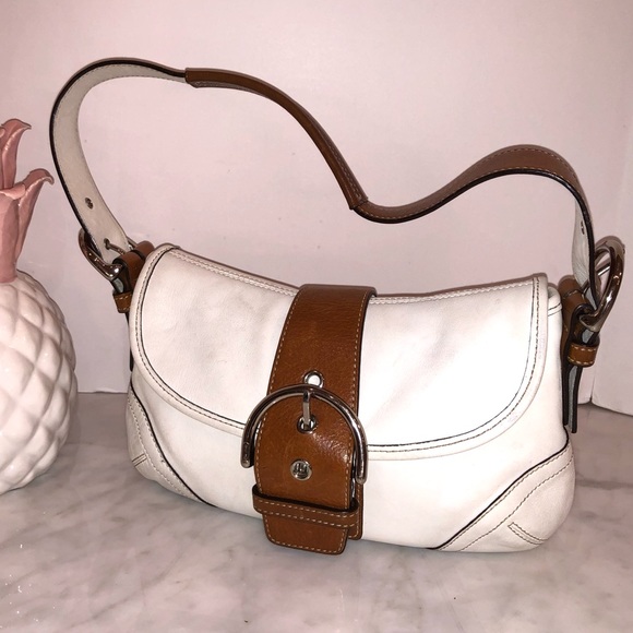 Coach Handbags - Coach Soho Hobo shoulder bag in off white leather.